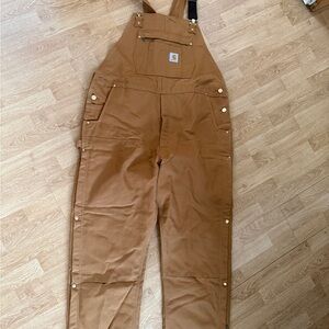 Classic Carhartt Brown Work Overalls